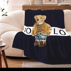 Polo Bear Light Weight Soft  Blanket